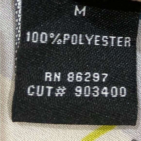 Ck Heaven floral with tan pleated open sleeve top size medium - Picture 16 of 16